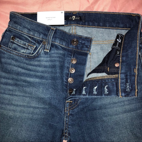 Denim crop jeans 🤘🏼 - Picture 3 of 4